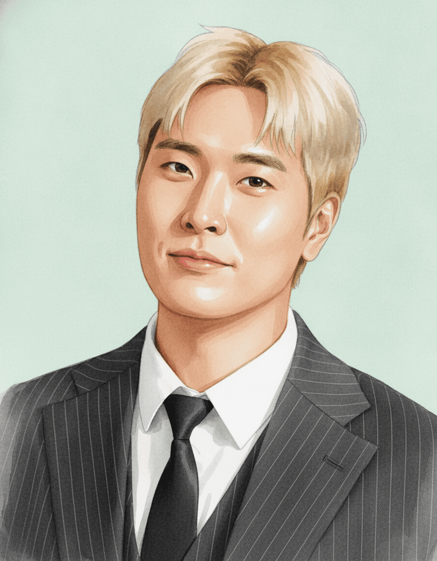 유영우 수채화 일러스트 — 두루미 매거진 연예인 사주