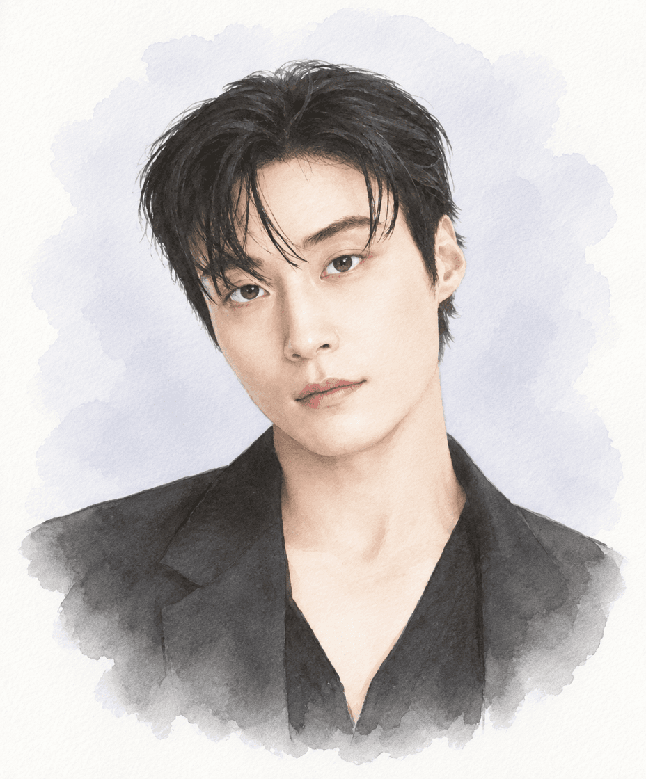배우 허남준 캐리커처
