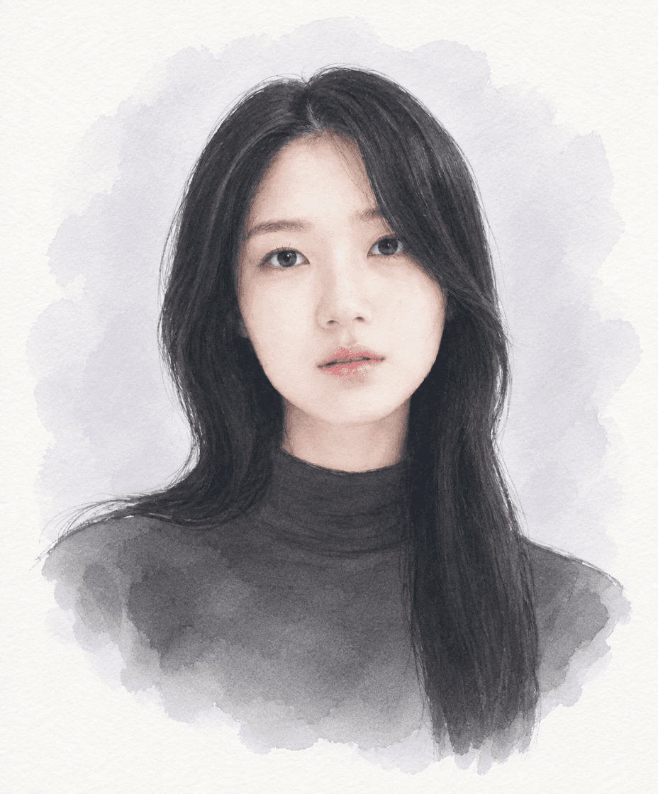 배우 김혜윤 캐리커처